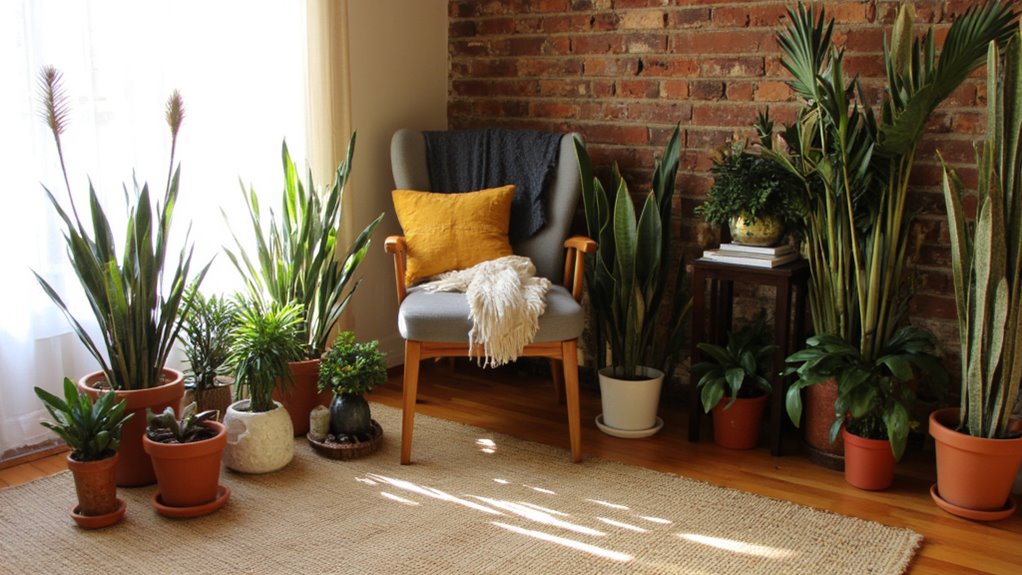 seasonal decor for snake plants