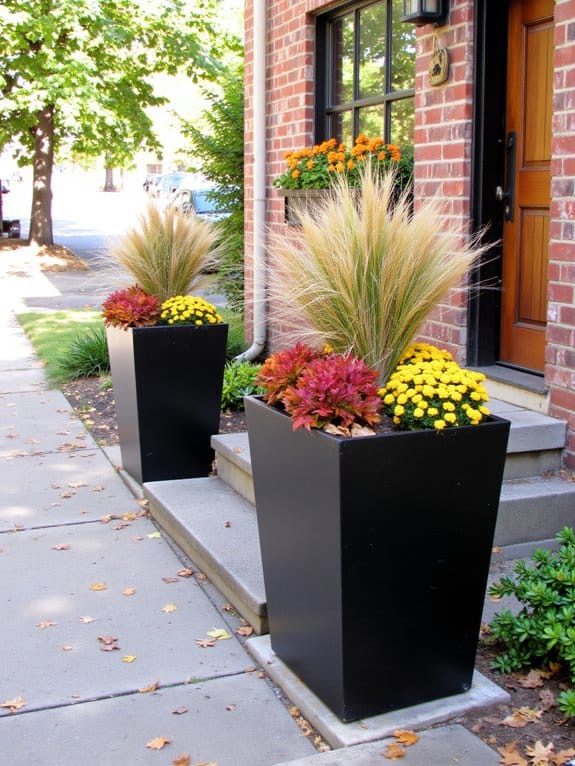 seasonal plant door decor