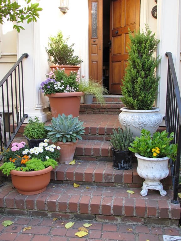 seasonal planter transformations annually