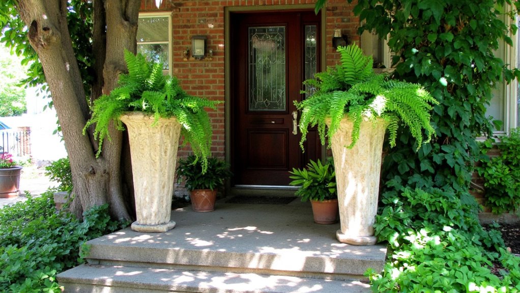 shade loving plants in pots