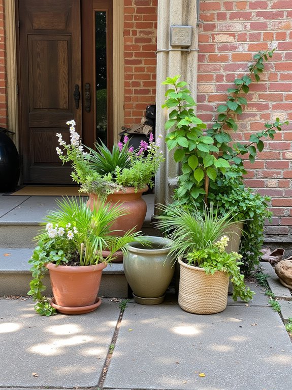 stylish eco friendly planter arrangement