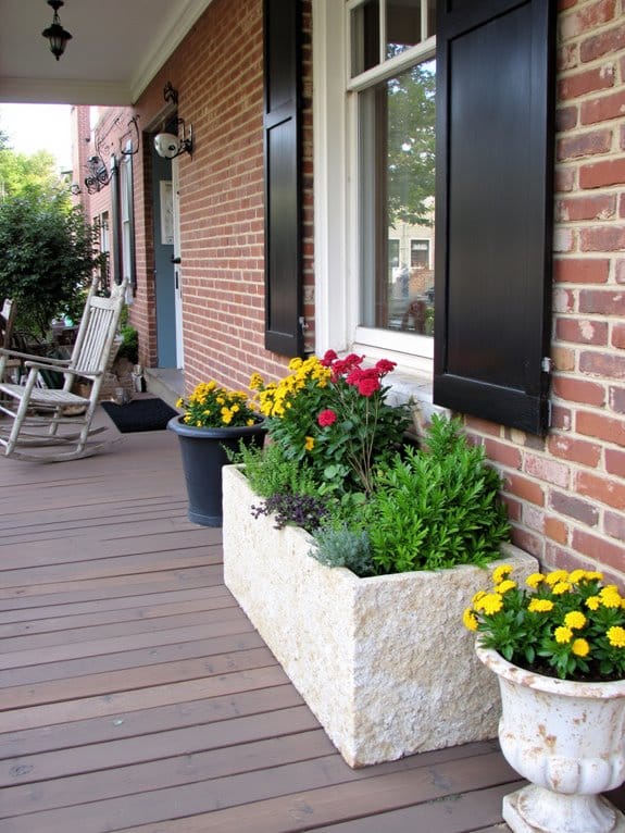stylish lightweight weather resistant planters