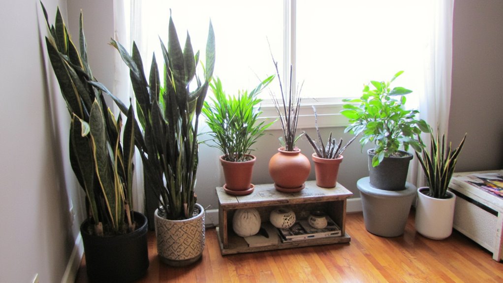 stylish sansevieria pot displays