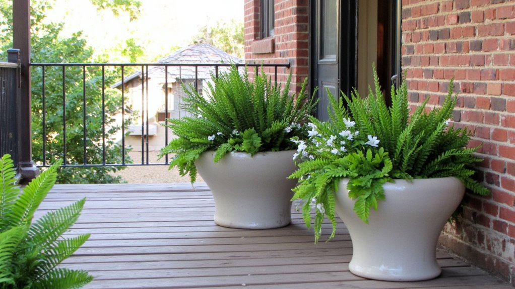 stylish self watering planters