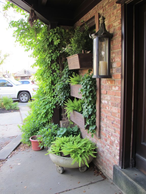 stylish space saving vertical planters