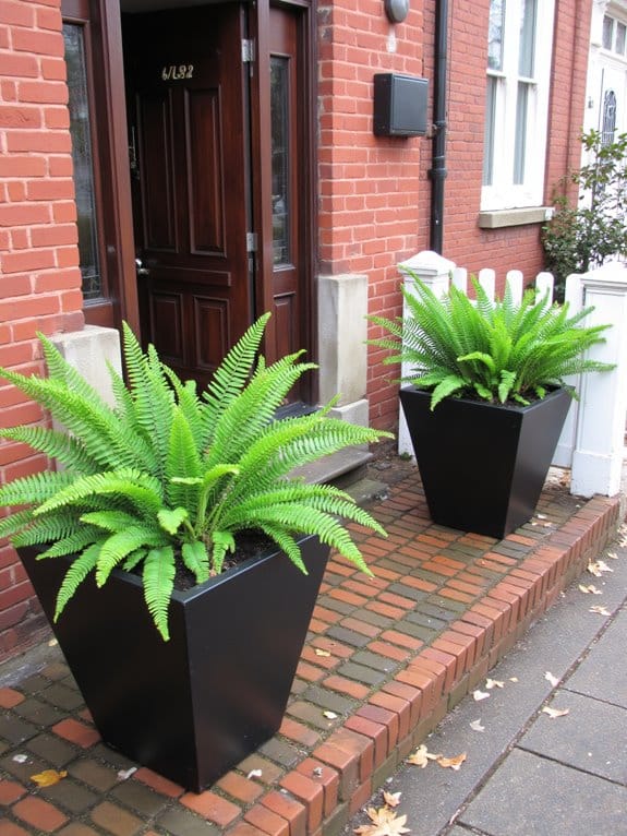 stylish sustainable black planters