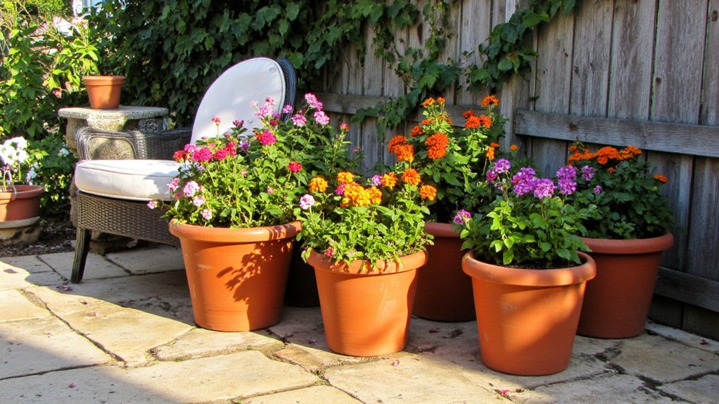 summer flower pot care
