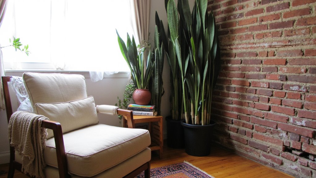 tall snake plants elevate spaces