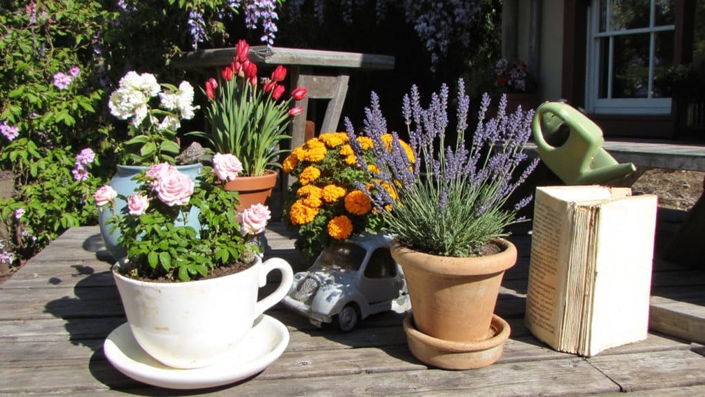 themed pots reflect personality