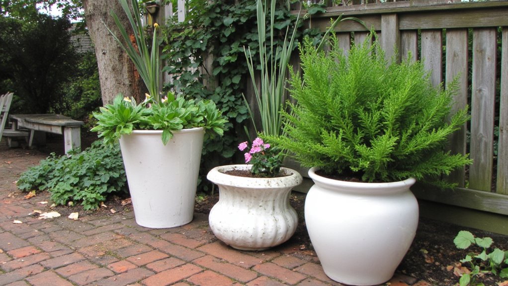 timeless ceramic flower pots