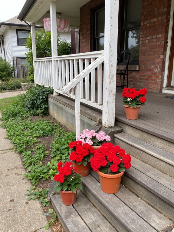timeless elegance with geraniums