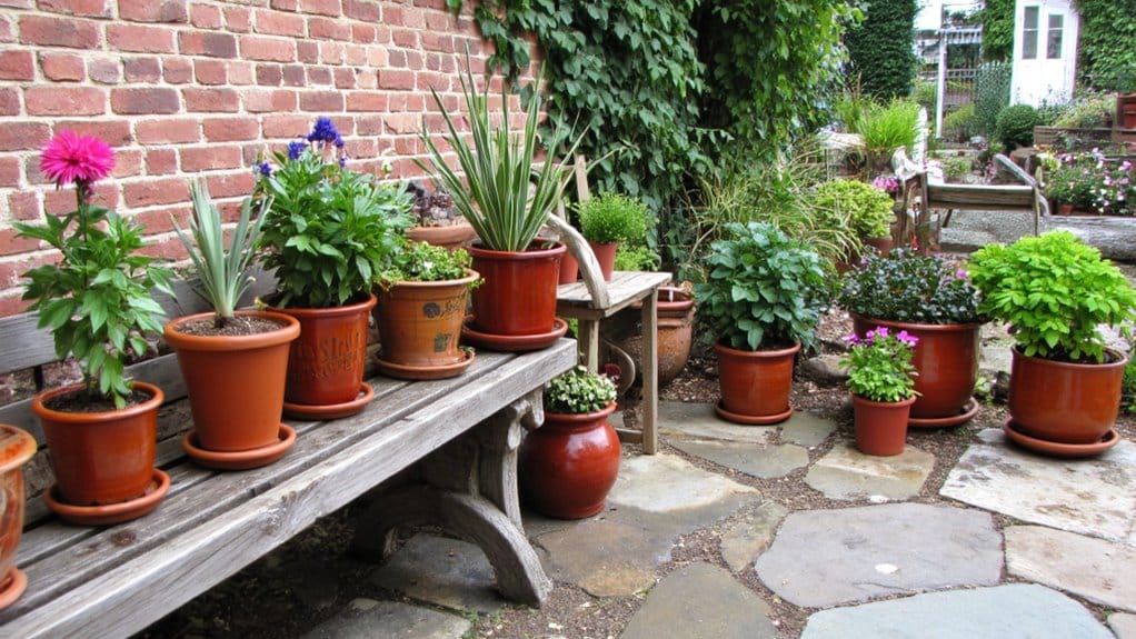 timeless elegant terracotta pots
