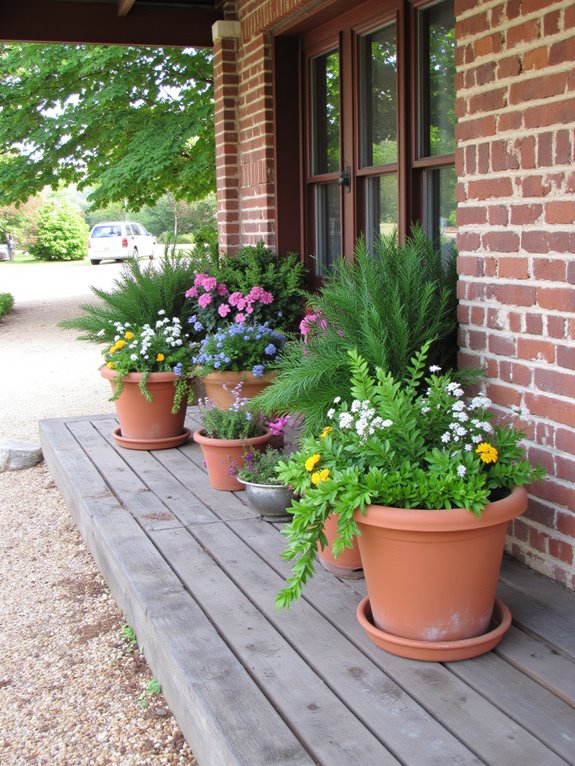 timeless rustic planter elegance