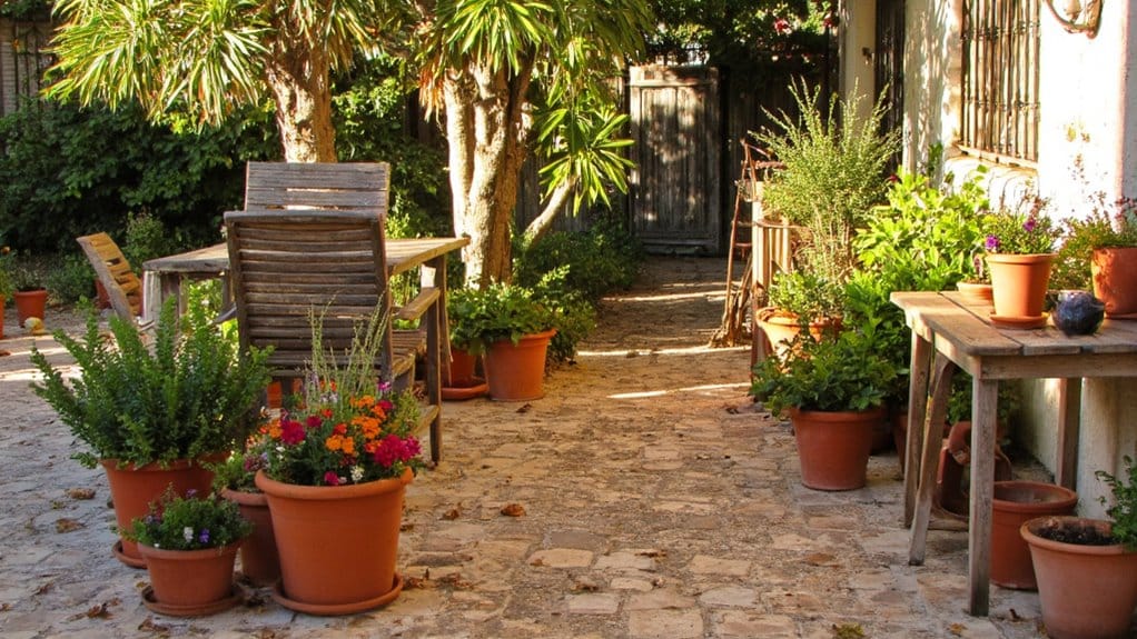 timeless terracotta flower pots