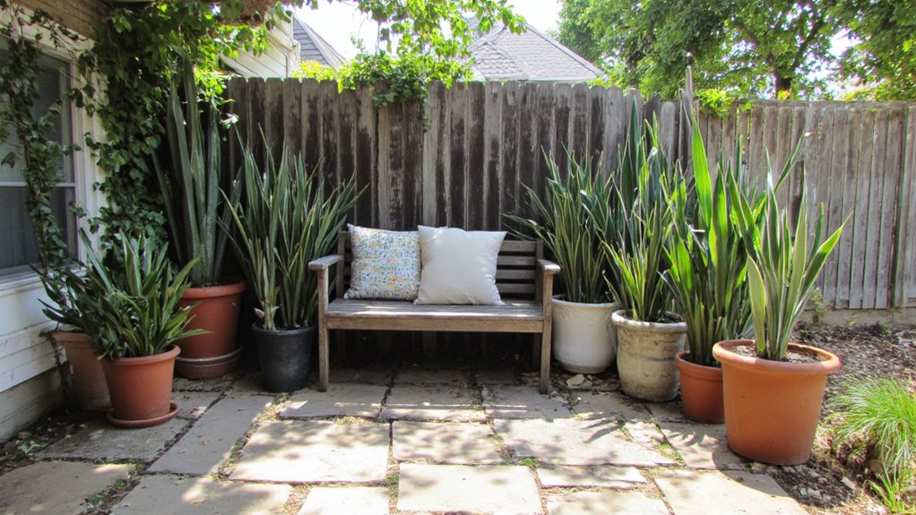 tranquil outdoor plant escape