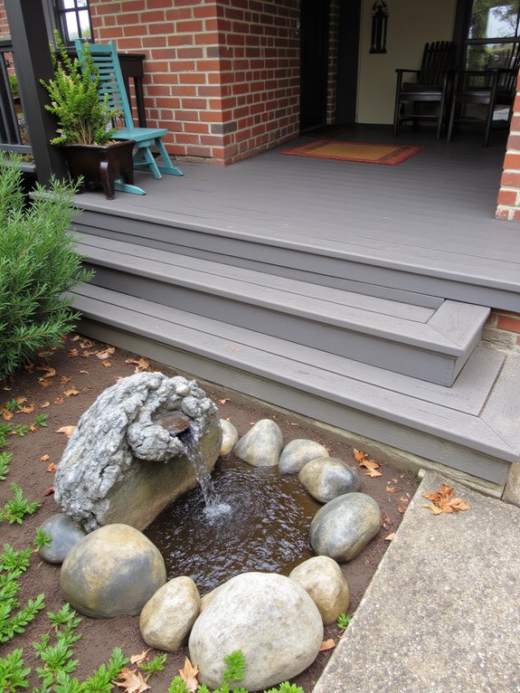 tranquil tabletop water feature