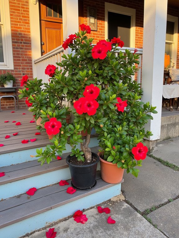tropical blooms for porches