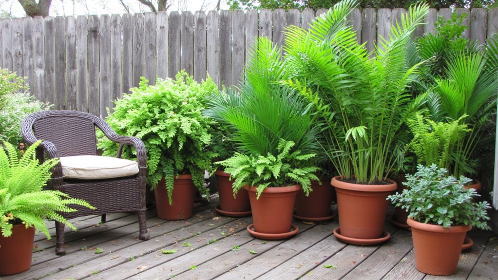 tropical ferns enhance tranquility