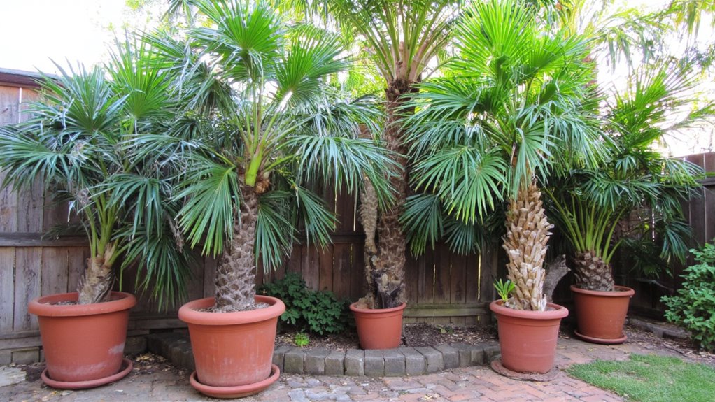 tropical paradise in backyard