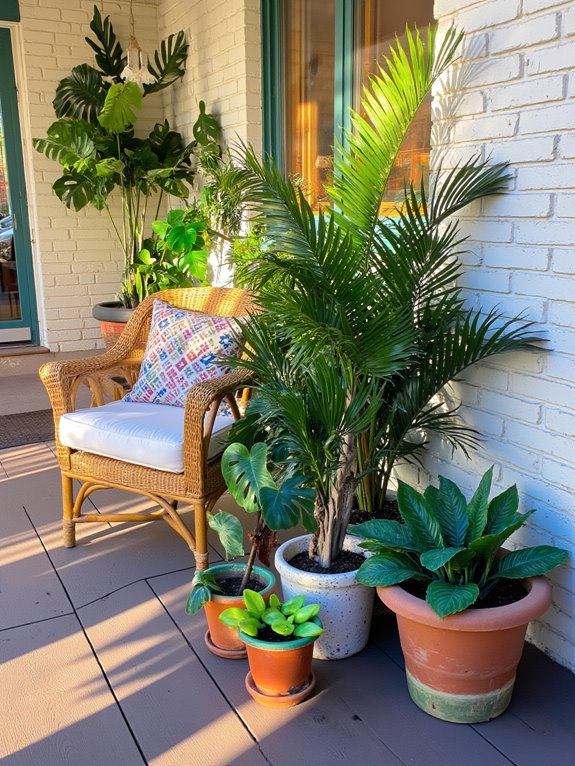tropical vacation porch decor