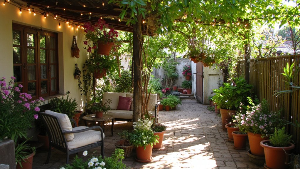 twinkling lights create ambiance