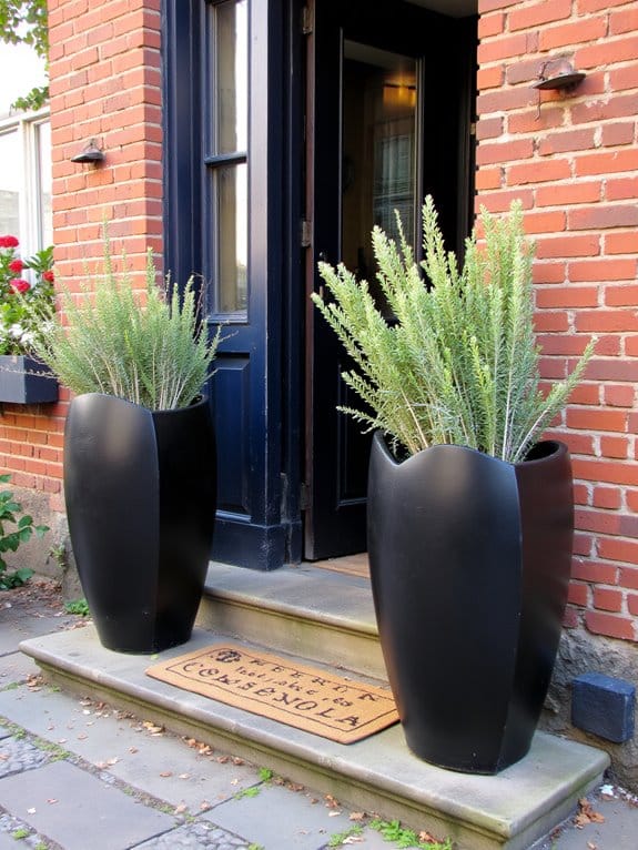 unique planter shapes enhance aesthetics