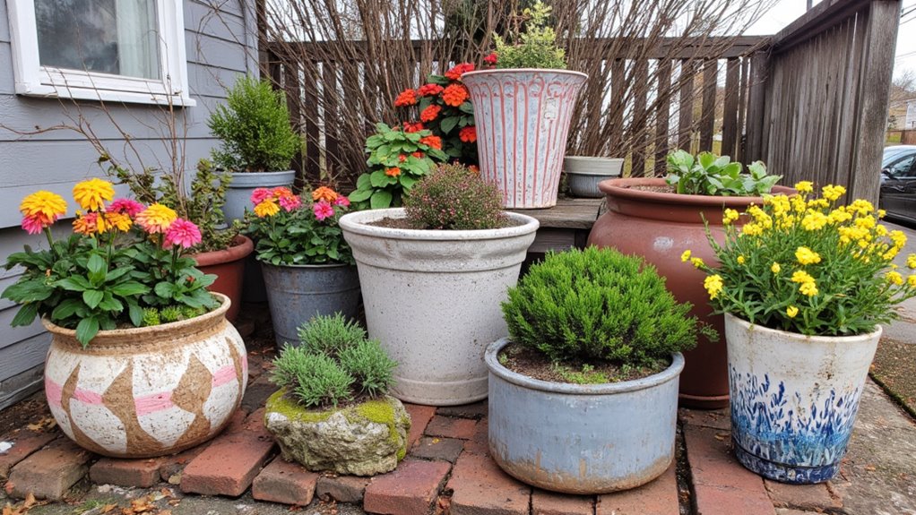 unique pots enhance aesthetics