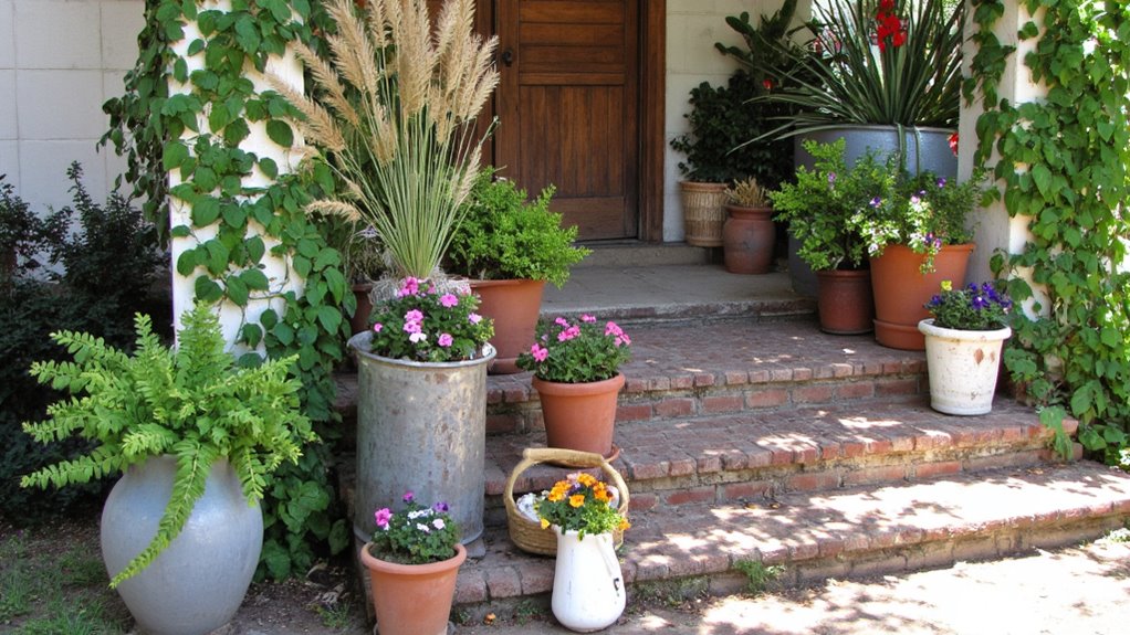 unique tall flower pot ideas