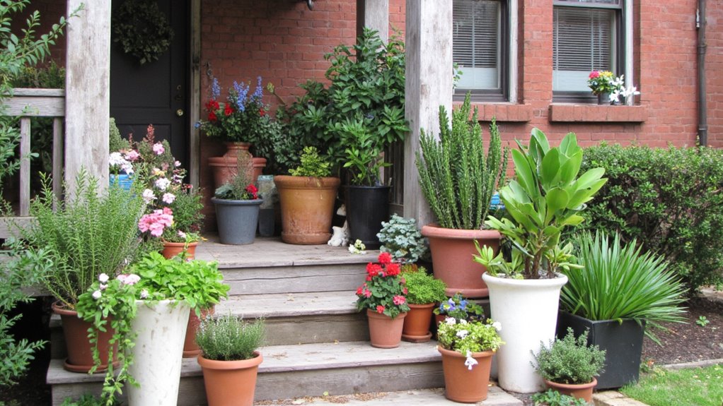 varying heights create visual interest