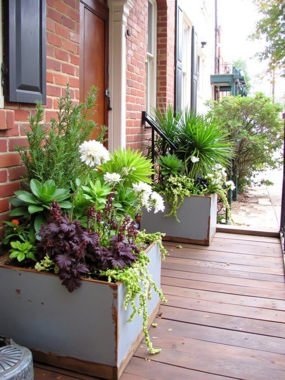 versatile box planters showcase