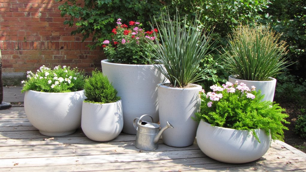 versatile outdoor concrete decor