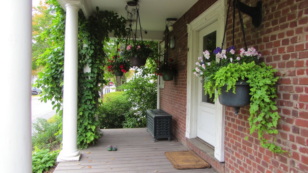 vertical garden porch planters