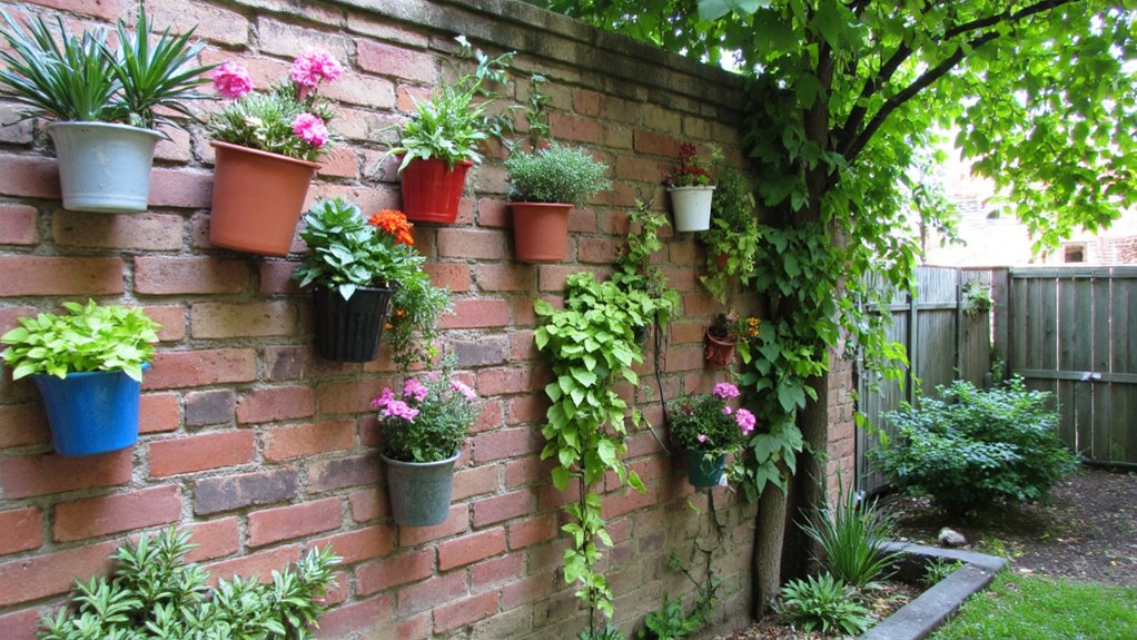 vertical wall planter ideas