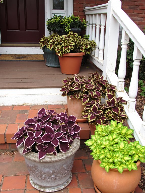 vibrant coleus for porches