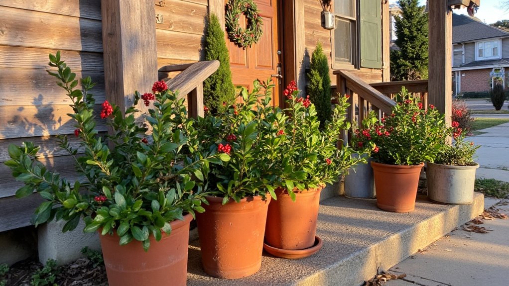 vibrant holiday berry displays