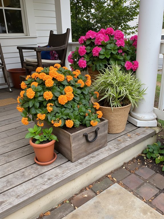 vibrant shade loving begonias