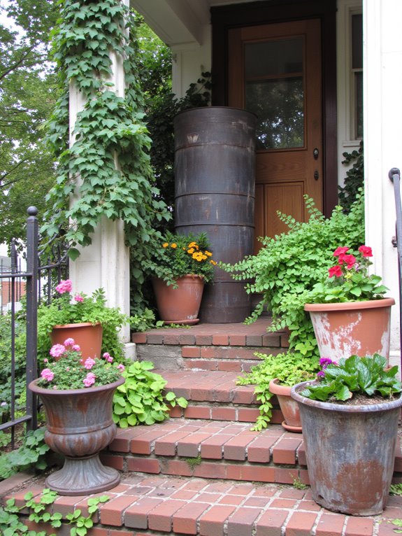 vintage charm for entrances