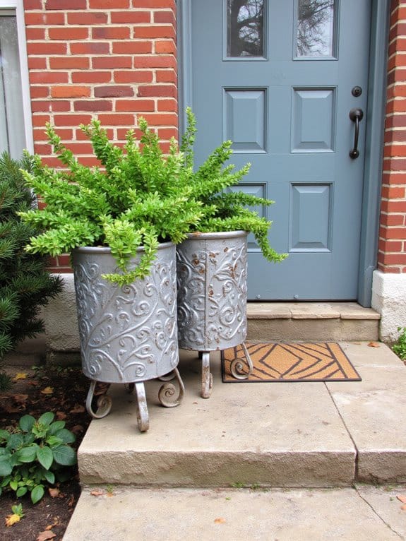 vintage charm for entryway