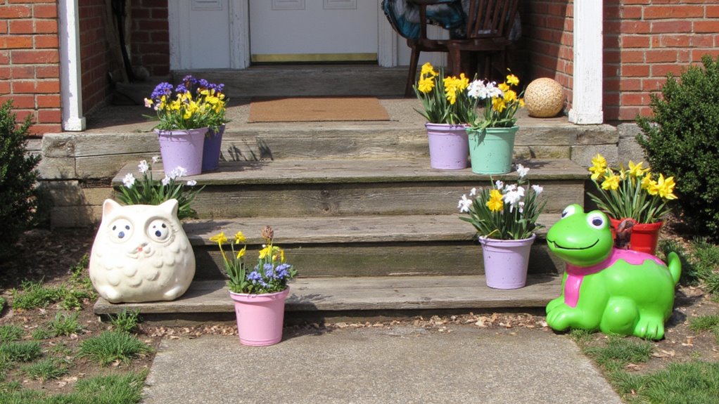 whimsical animal shaped pots