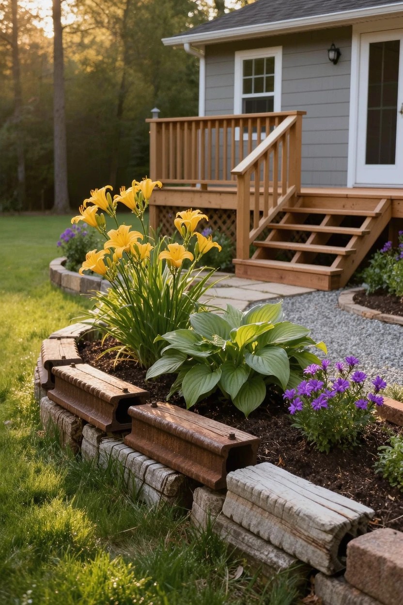 Raised Beds with Retaining Walls