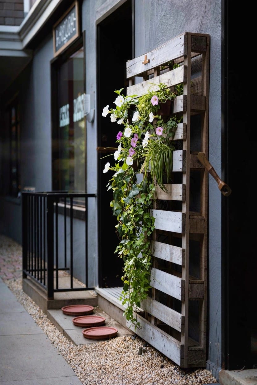 Vertical Pallet Garden