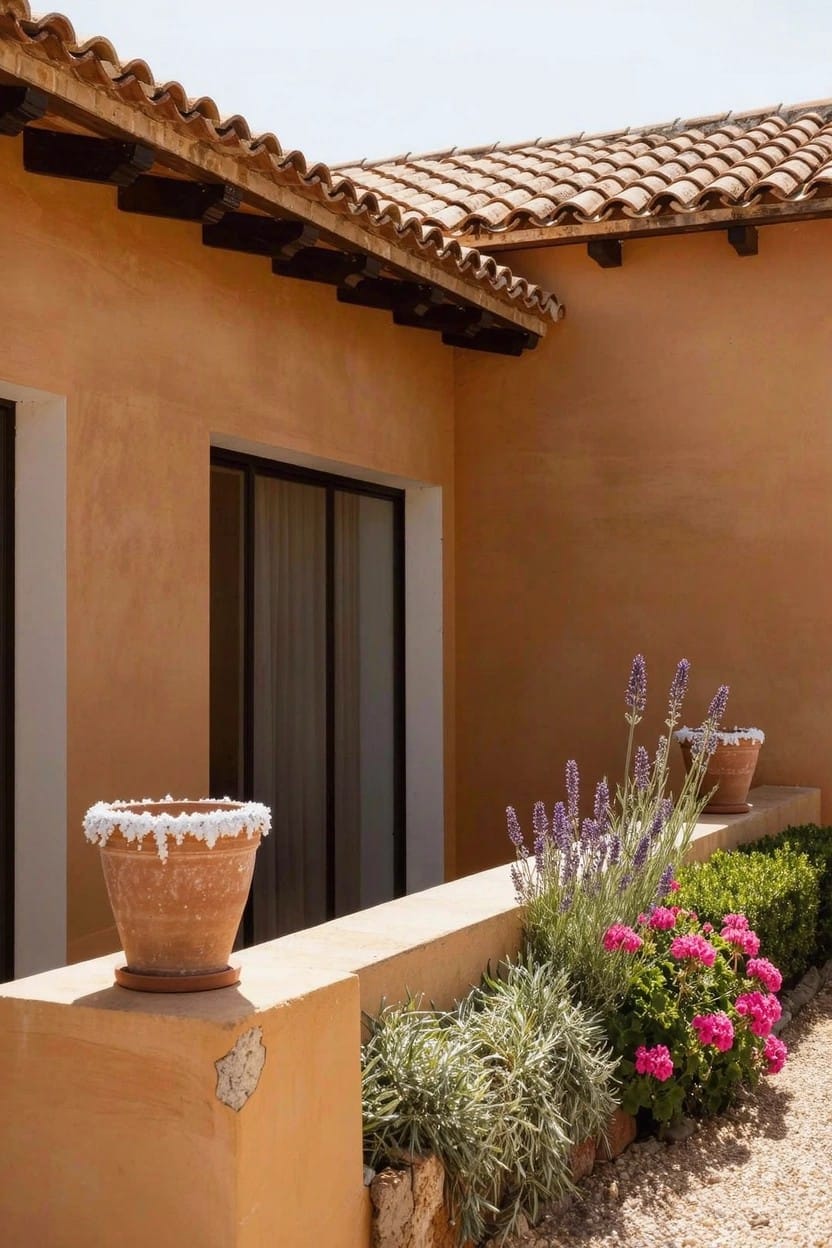 Planting Fence Lines with Pots and Shrubs