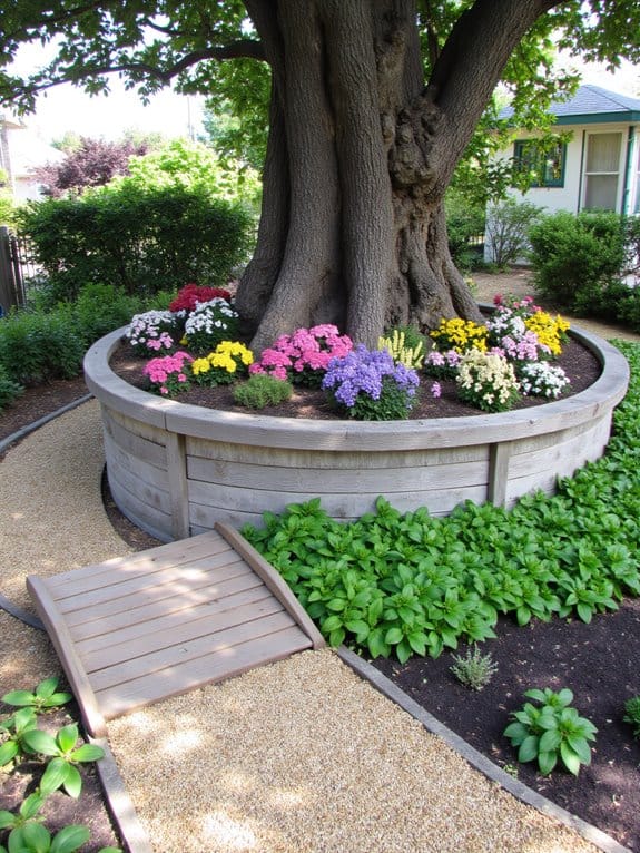 accessible raised flower beds