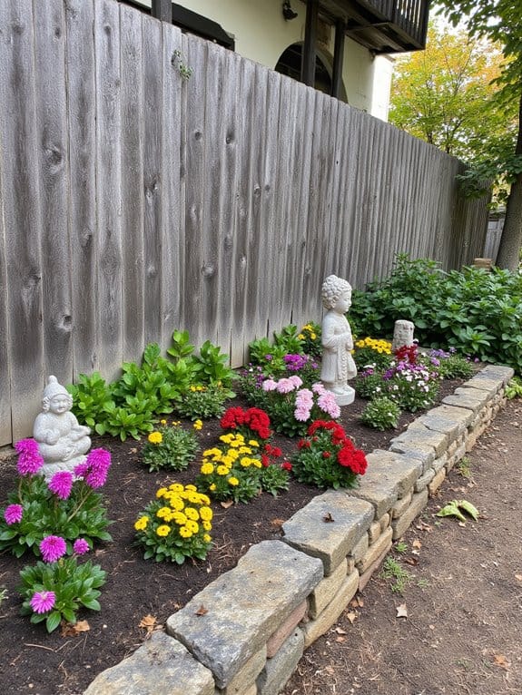 artistic focal points enhance gardens