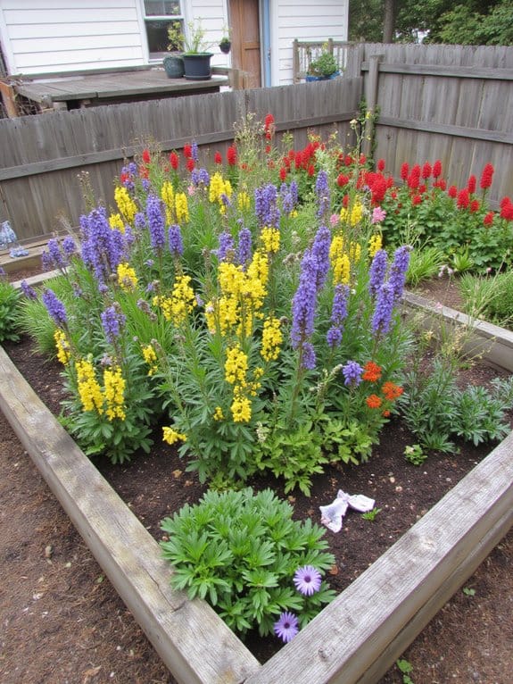 bold wildflower color palette