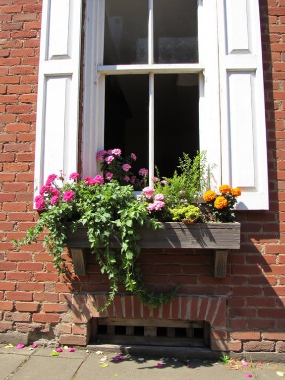 charming colorful window displays