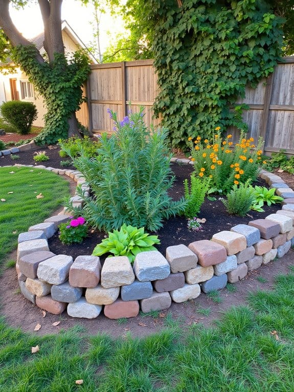 charming decorative garden edging