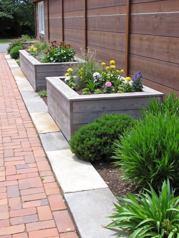 clean edging enhances aesthetics