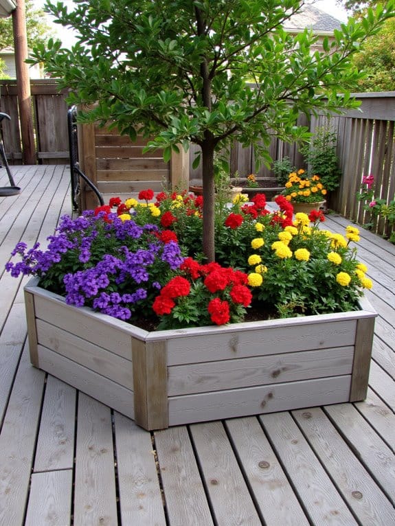 colorful flowers for planters