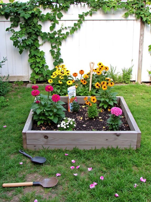 compact flowers maximize space